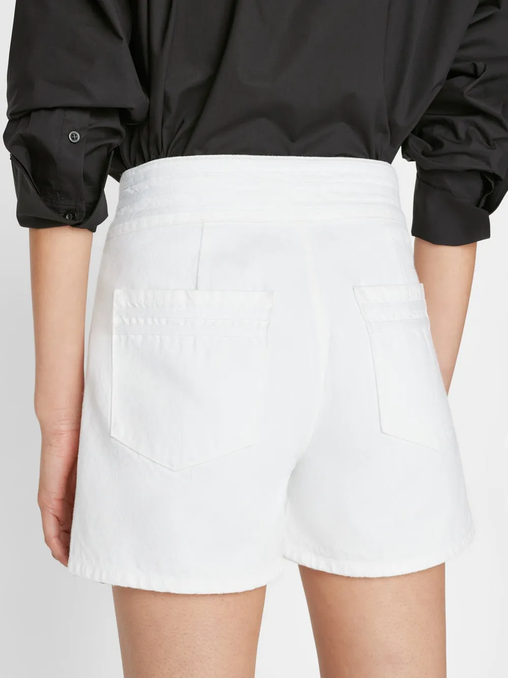 Frame - Triple Binding Short - Blanc