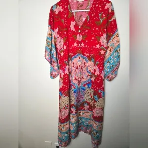 Free People FP To Love Boho Bohemian Maxi Dress, Size Large