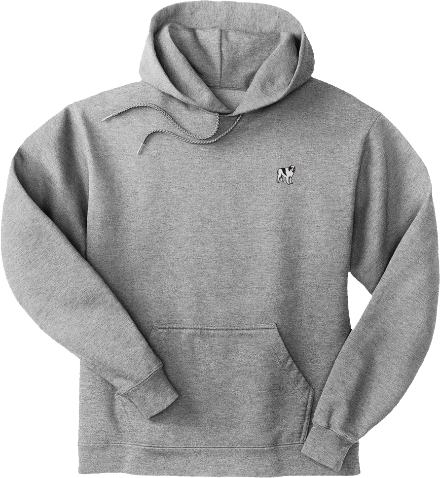French Terry Fleece Embroidered Hoodie