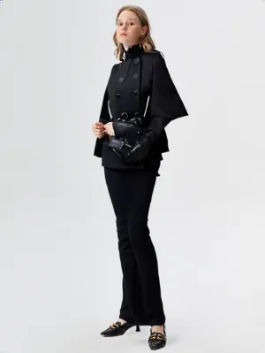 Fusion New Women Fashion Double-Breasted High Neck Business Jacket