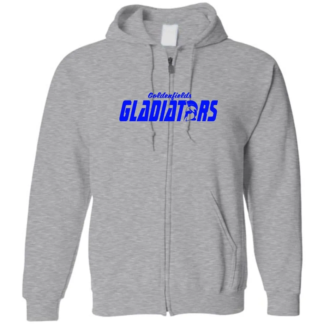 Goldenfields Gladiators Unisex Zip Hoodie