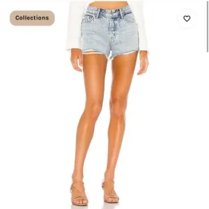 Grlfrnd Helena Short Women's Light Blue Denim Shorts Size 28