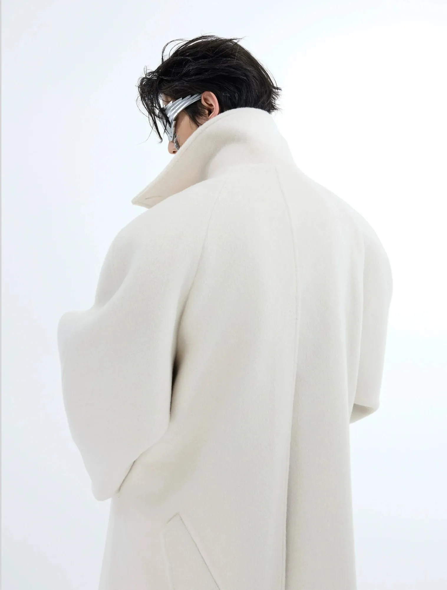 Heavyweight Woolen Knee-Length Coat
