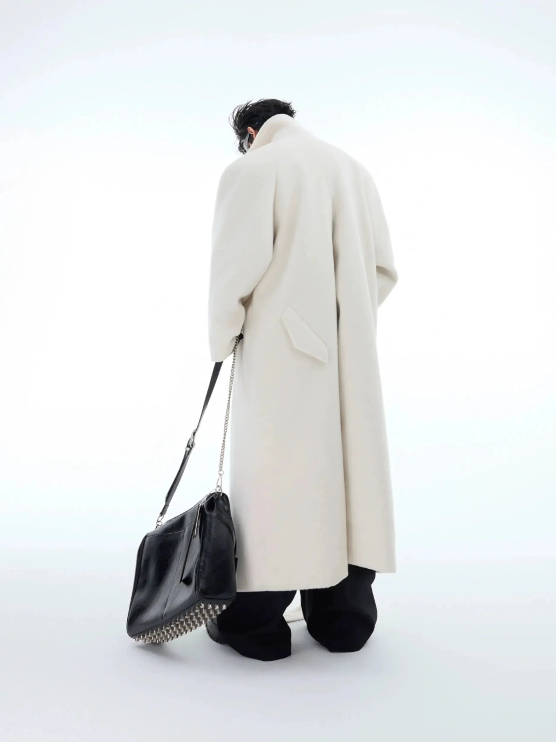 Heavyweight Woolen Knee-Length Coat