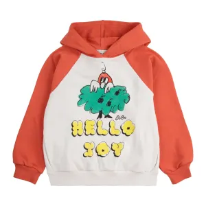 Hello Joy Ranglan Sleeves Hoodie