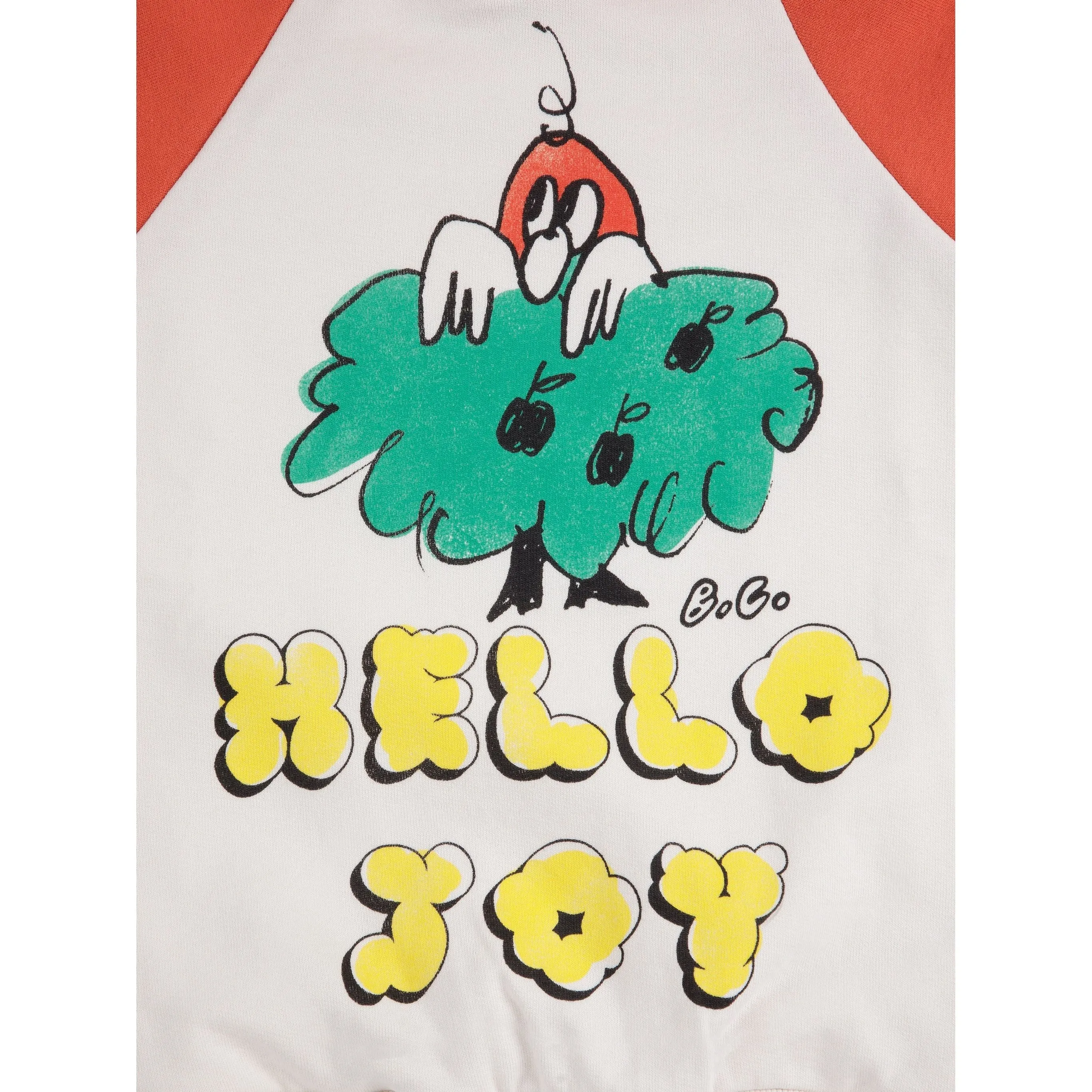 Hello Joy Ranglan Sleeves Hoodie