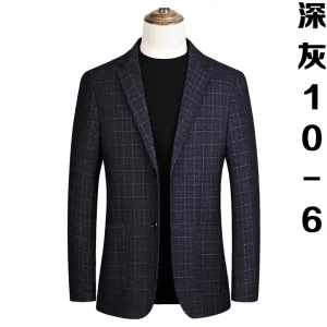 High quality men's autumn winter plus size coats luxury wool coat men