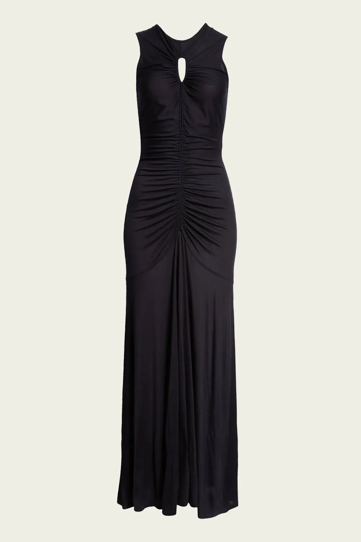 Isabel Sleeveless Maxi Dress in Noir