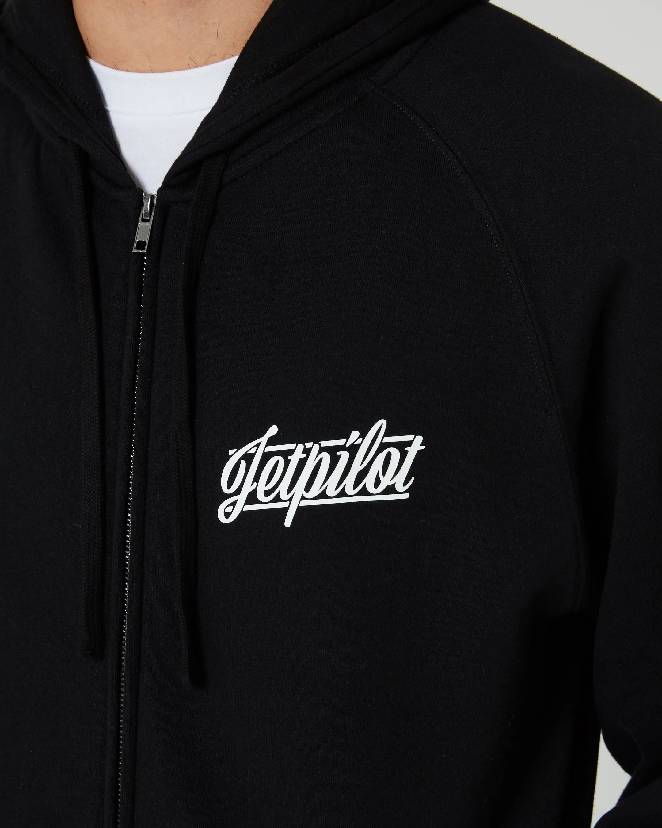 Jetpilot Friday Mens Zip-Up Hoodie - Black