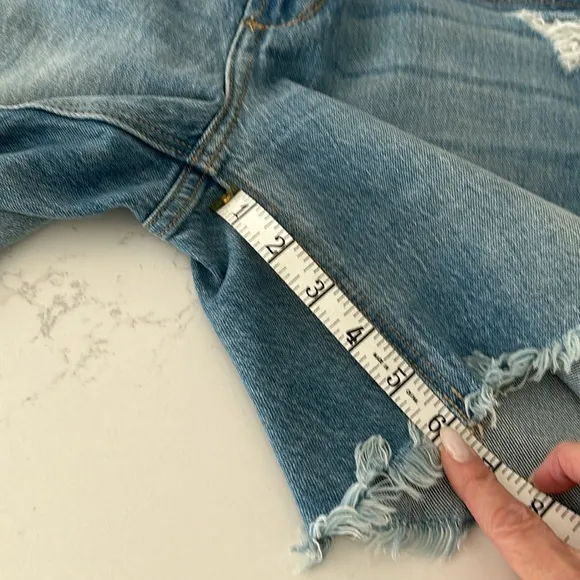 Joe’s The Lara Ripped Denim Shorts, 26