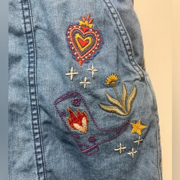 Johnny Was Denim shorts