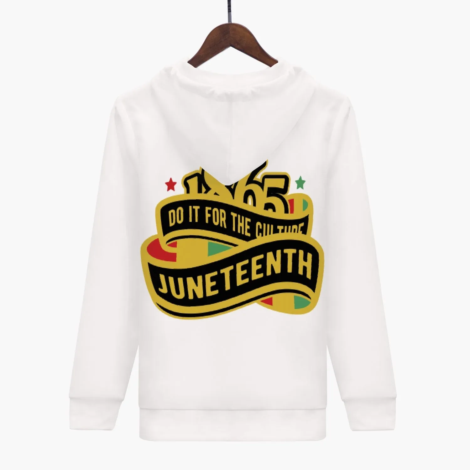 Juneteenth Full Zip Up Hoodie