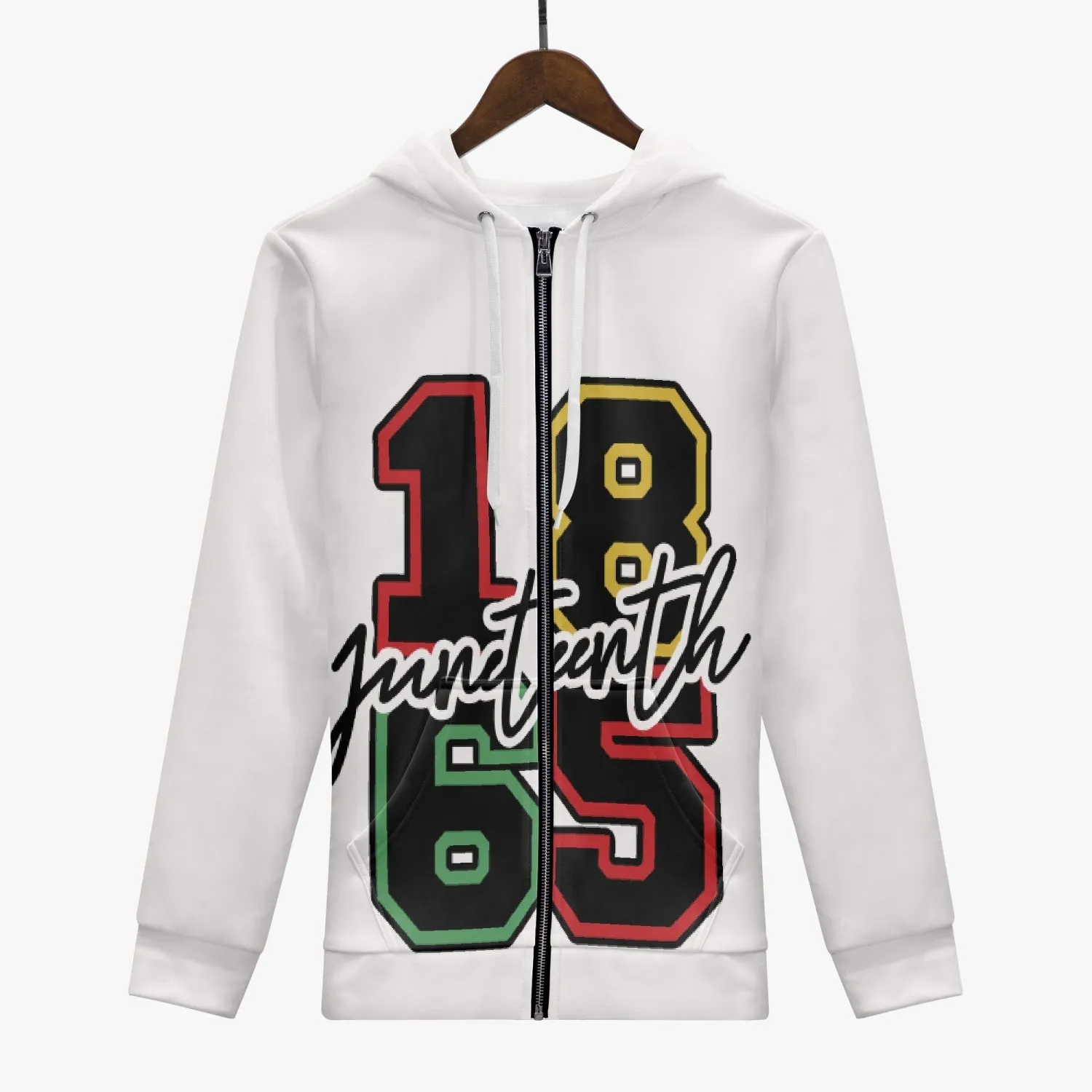 Juneteenth Full Zip Up Hoodie