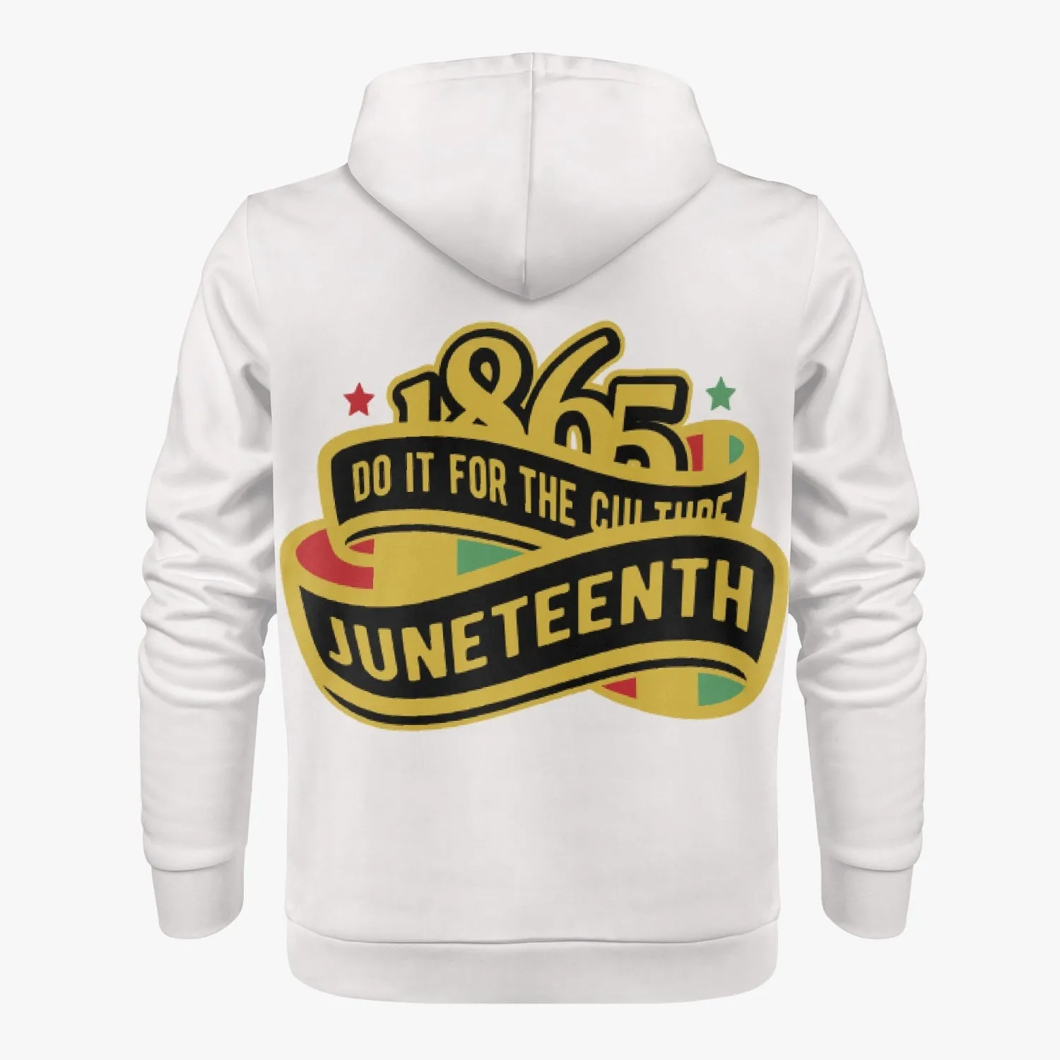 Juneteenth Full Zip Up Hoodie