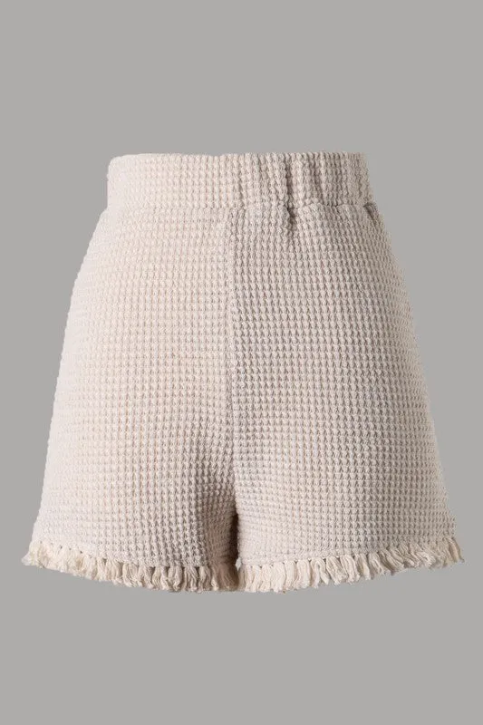 Kelsey Waffle Knit Set (BOTTOM) - MEDIUM & LARGE