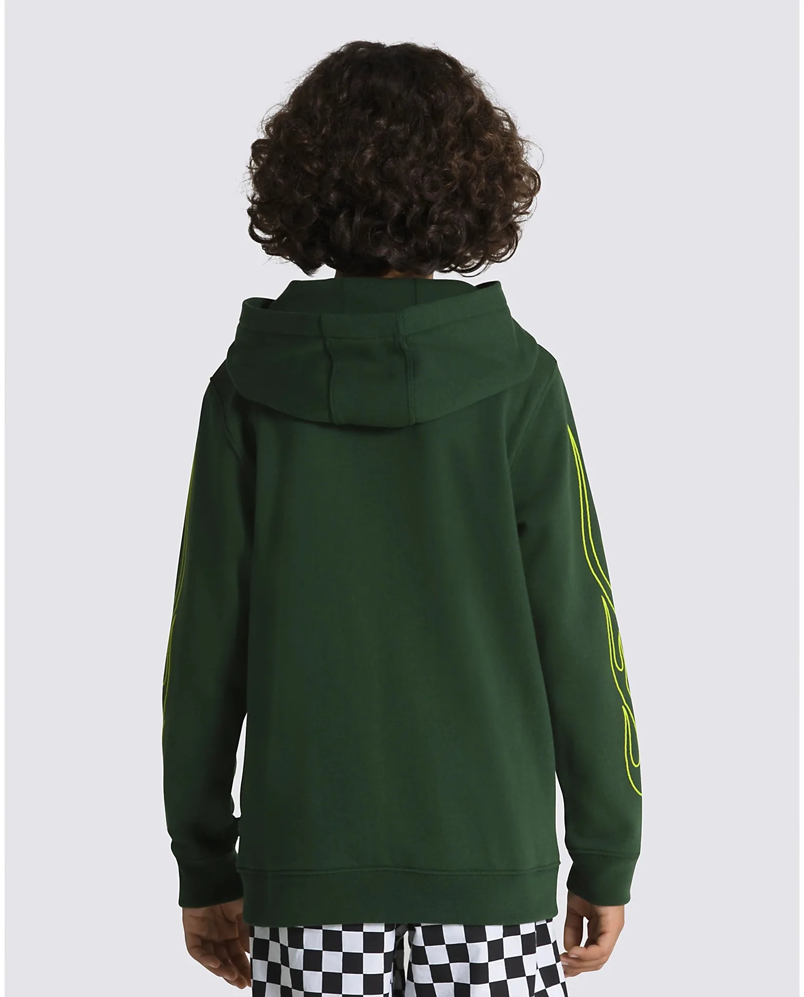 Kid's Neon Flames Pullover Hoodie