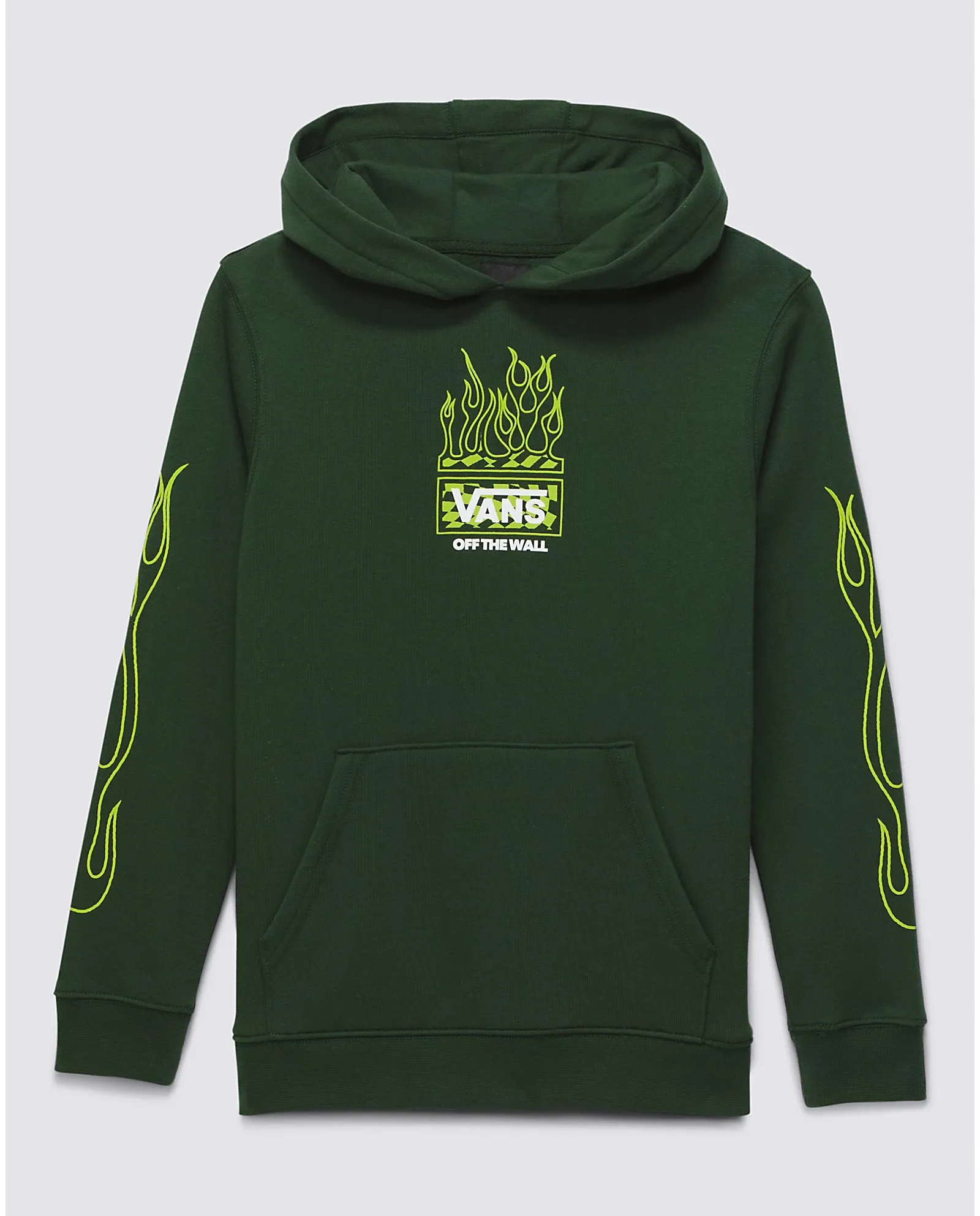 Kid's Neon Flames Pullover Hoodie