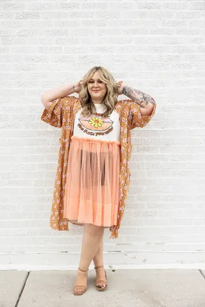 kiss whoever you want to tulle tee
