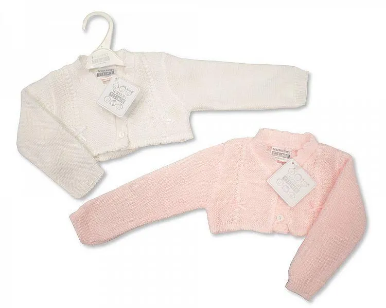 Knitted Bolero Baby Cardigan (NB-6 Months) - 208