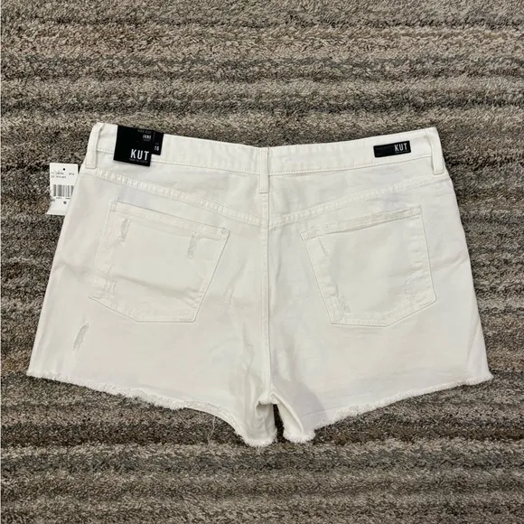 KUT From The Kloth High Rise Jane Shorts Sz 16 NWT | KUT High Rise Denim Shorts