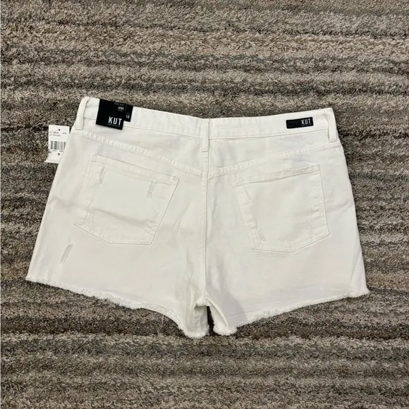 KUT From The Kloth High Rise Jane Shorts Sz 16 NWT | KUT High Rise Denim Shorts