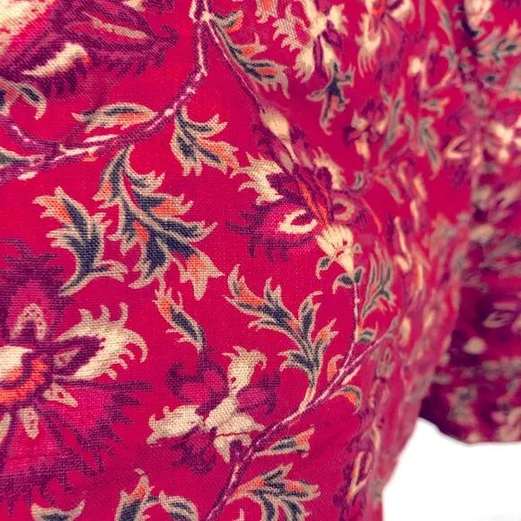Lauren Ralph Lauren floral print linen shorts petite 12