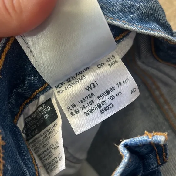 Levi’s 501 Denim Shorts Size 31