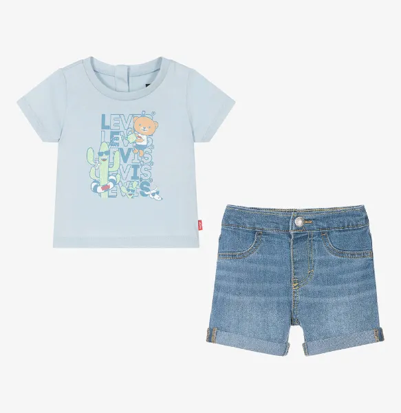 Levi's Denim Shorts & T-Shirt Set