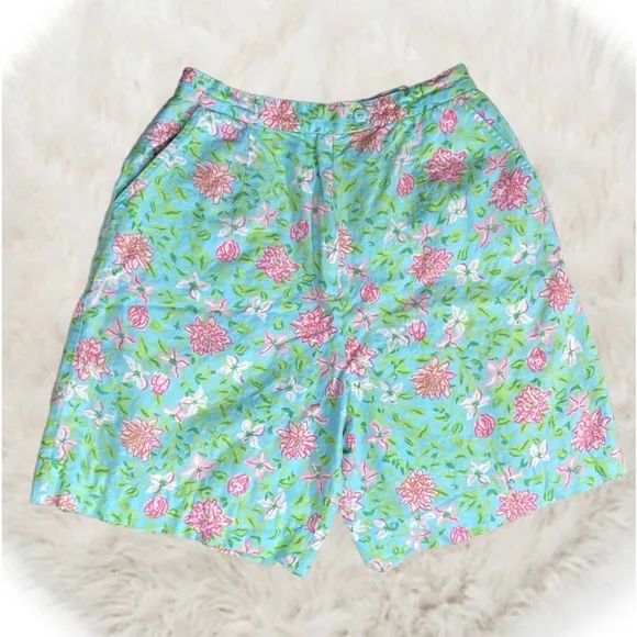 Lilly Pulitzer Vintage White Label Bermuda Shorts [6070]