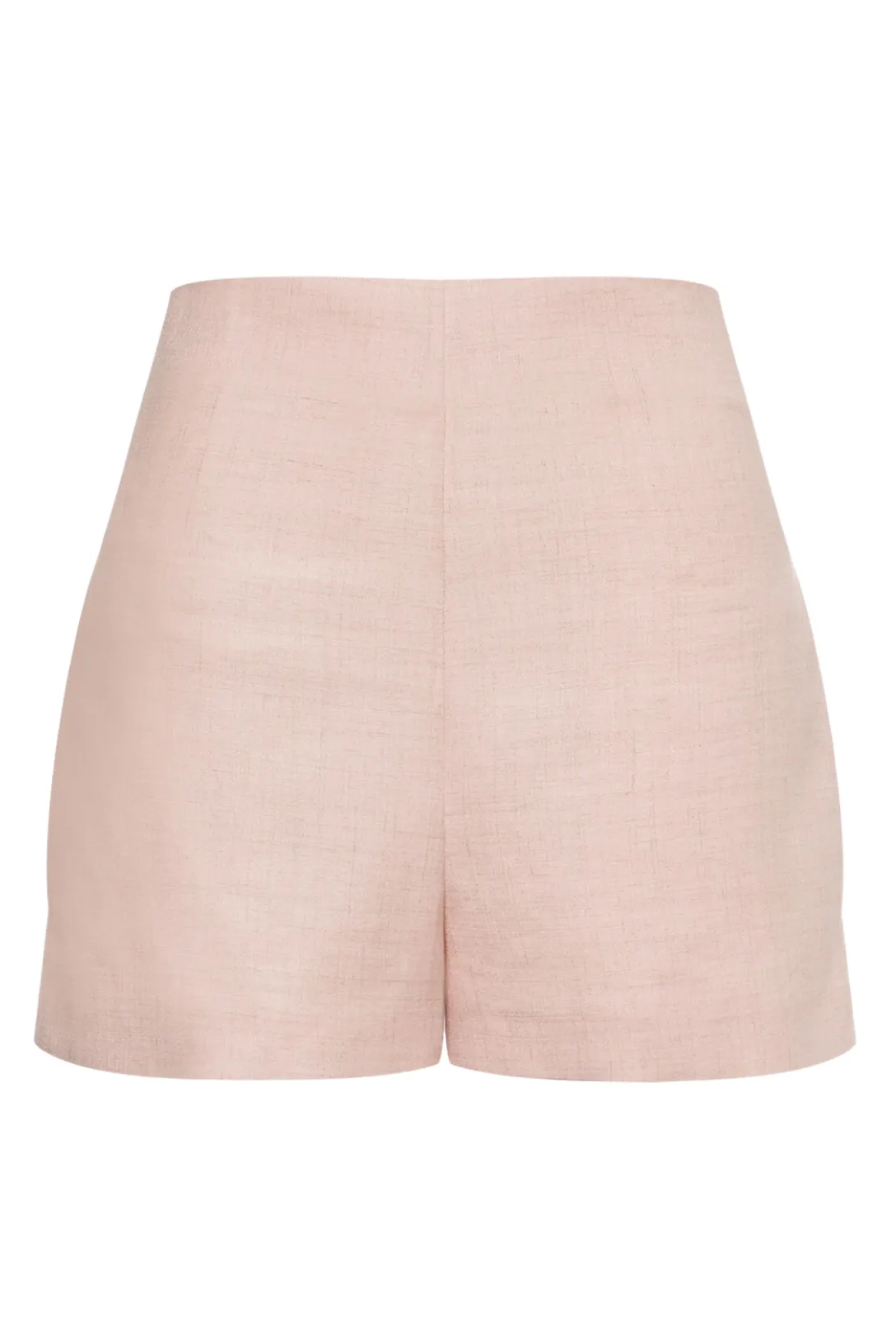 Linen Canvas Shorts | Pastel Pink