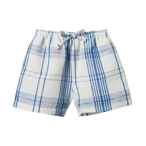 Linen Rafferty Shorts - Clyde Check