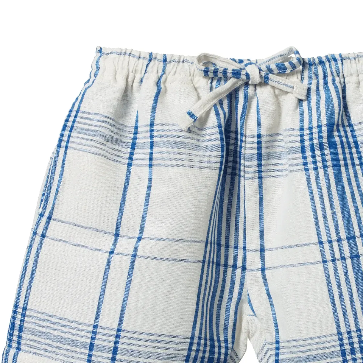 Linen Rafferty Shorts - Clyde Check