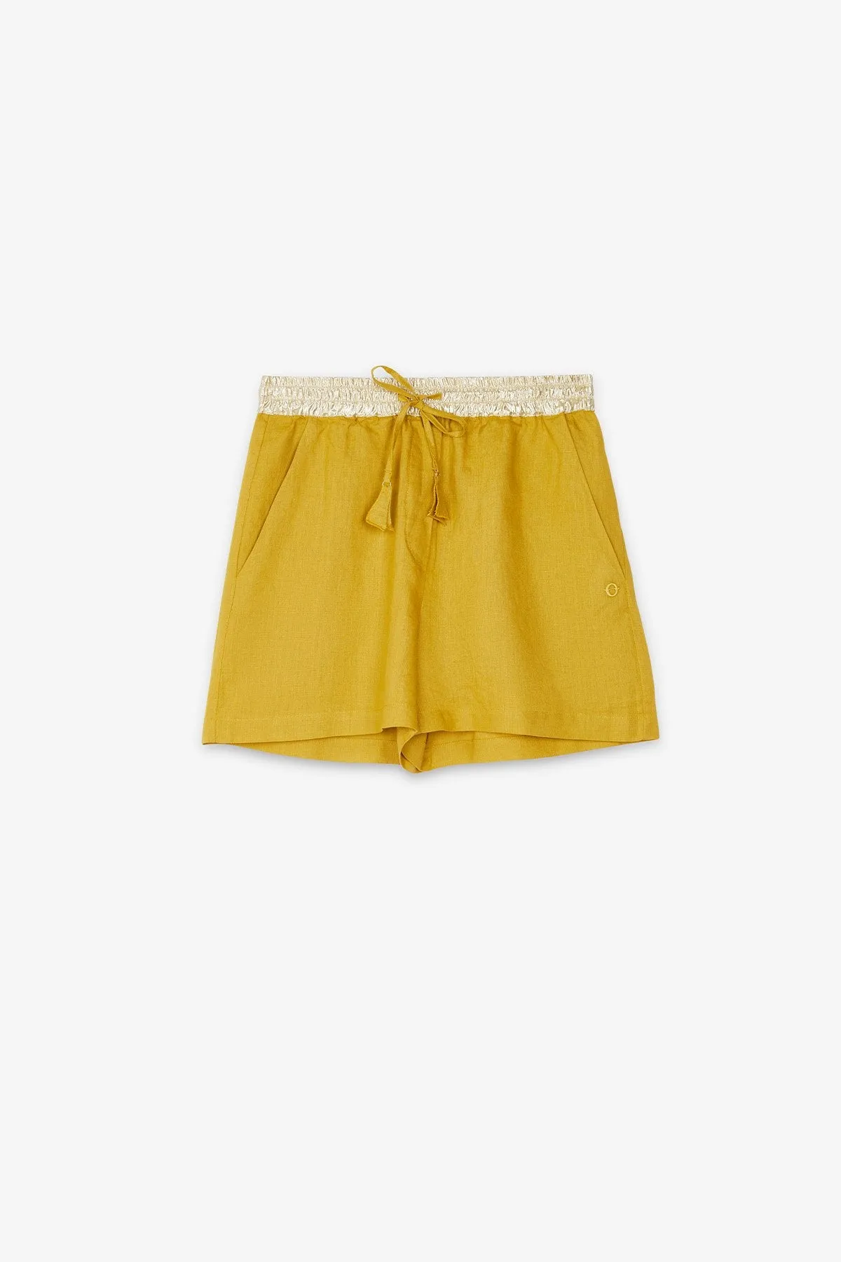 LINEN SHORTS - CUMINO