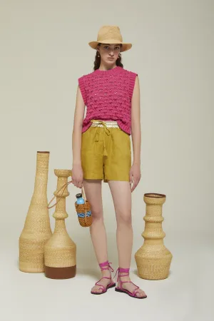 LINEN SHORTS - CUMINO