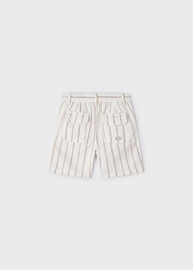 Linen Shorts in Cream