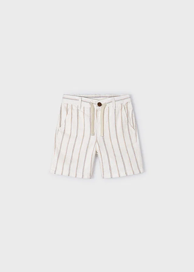Linen Shorts in Cream
