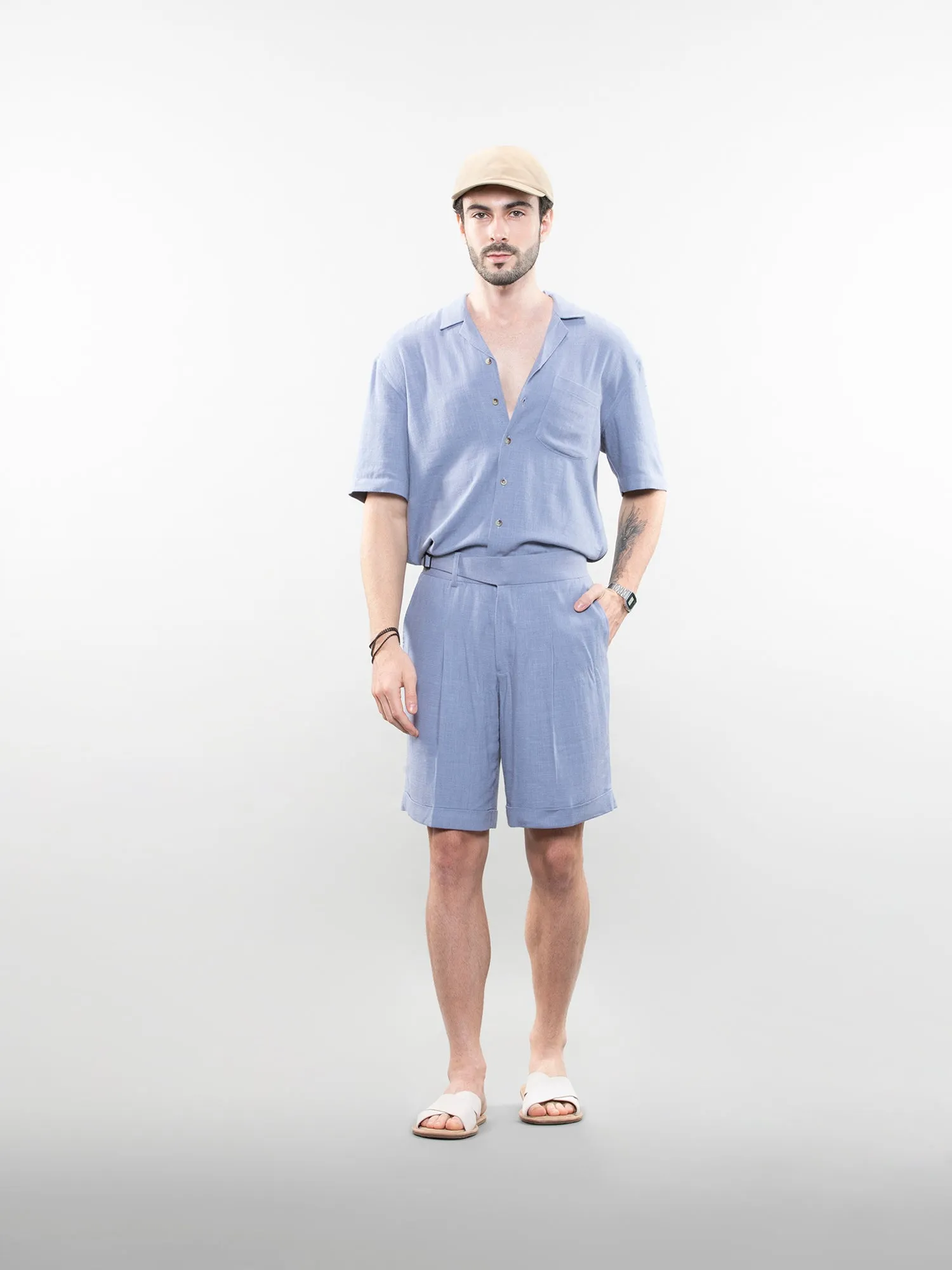 Linen shorts