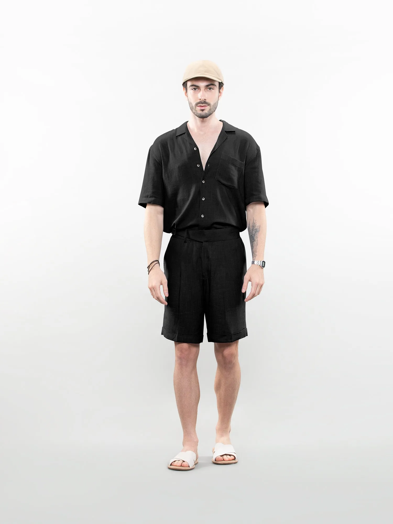 Linen shorts