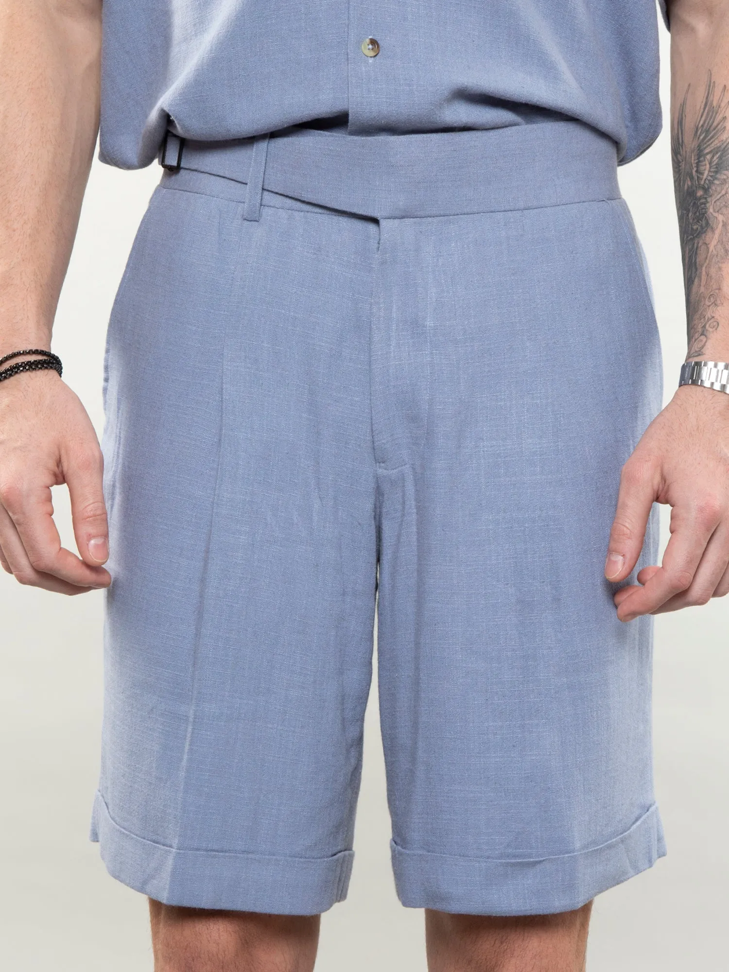 Linen shorts