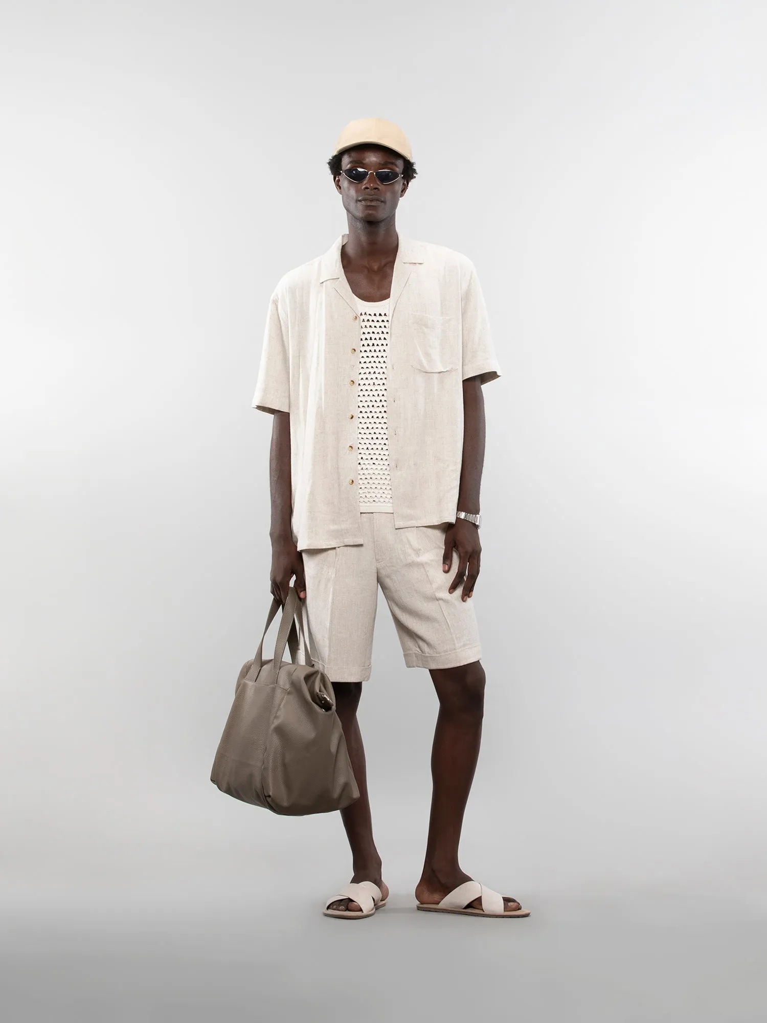 Linen shorts
