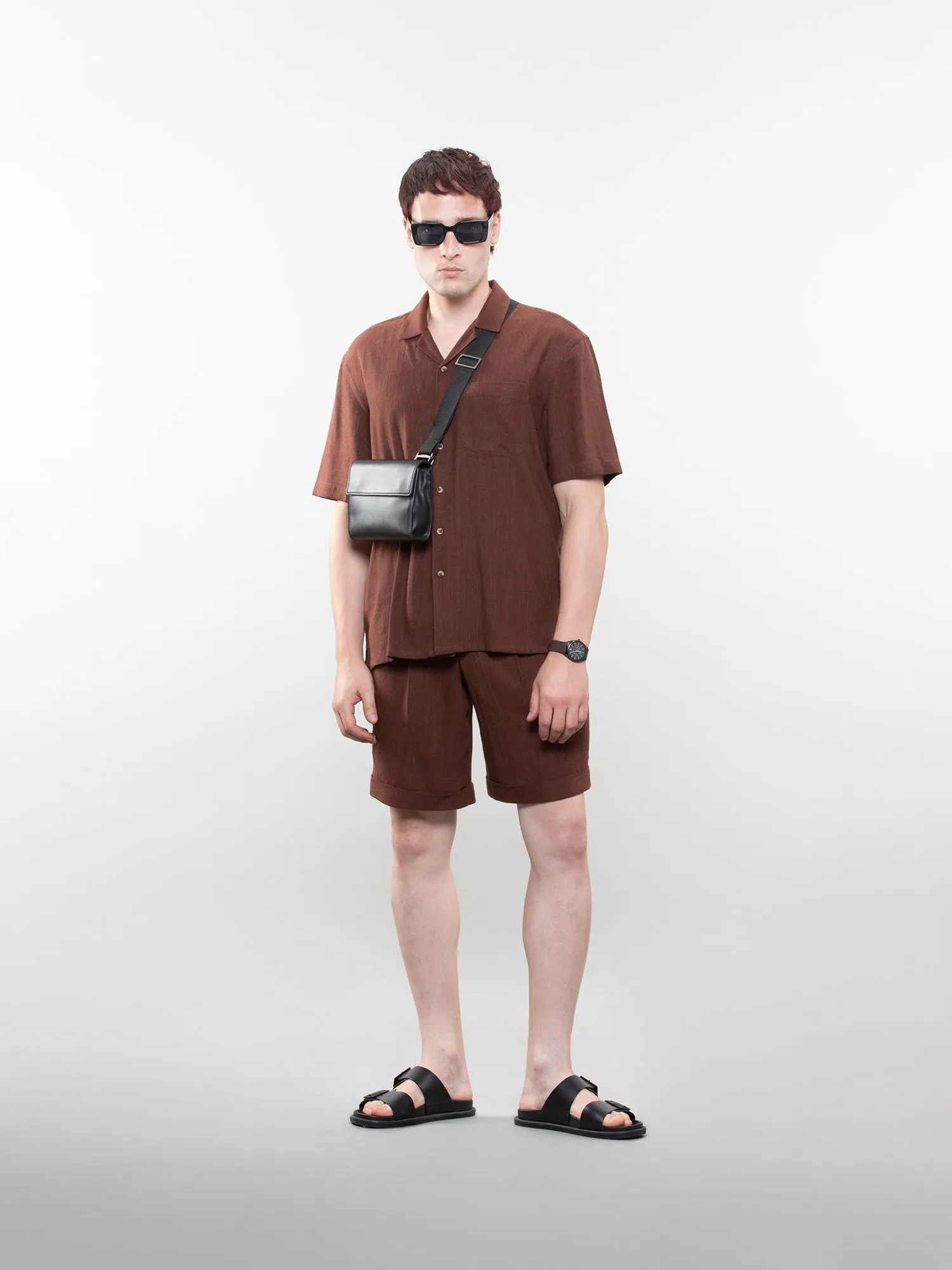 Linen shorts