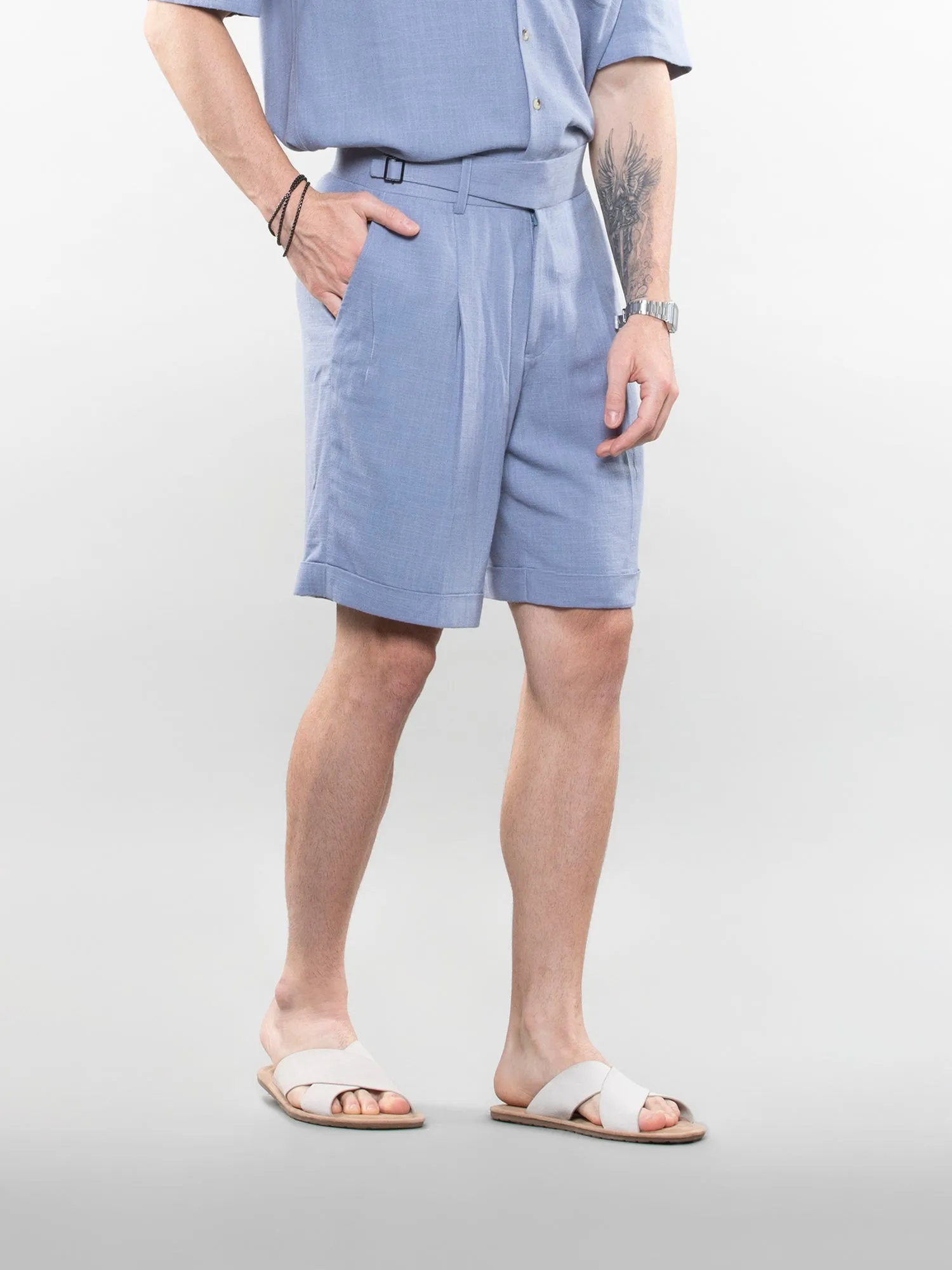 Linen shorts
