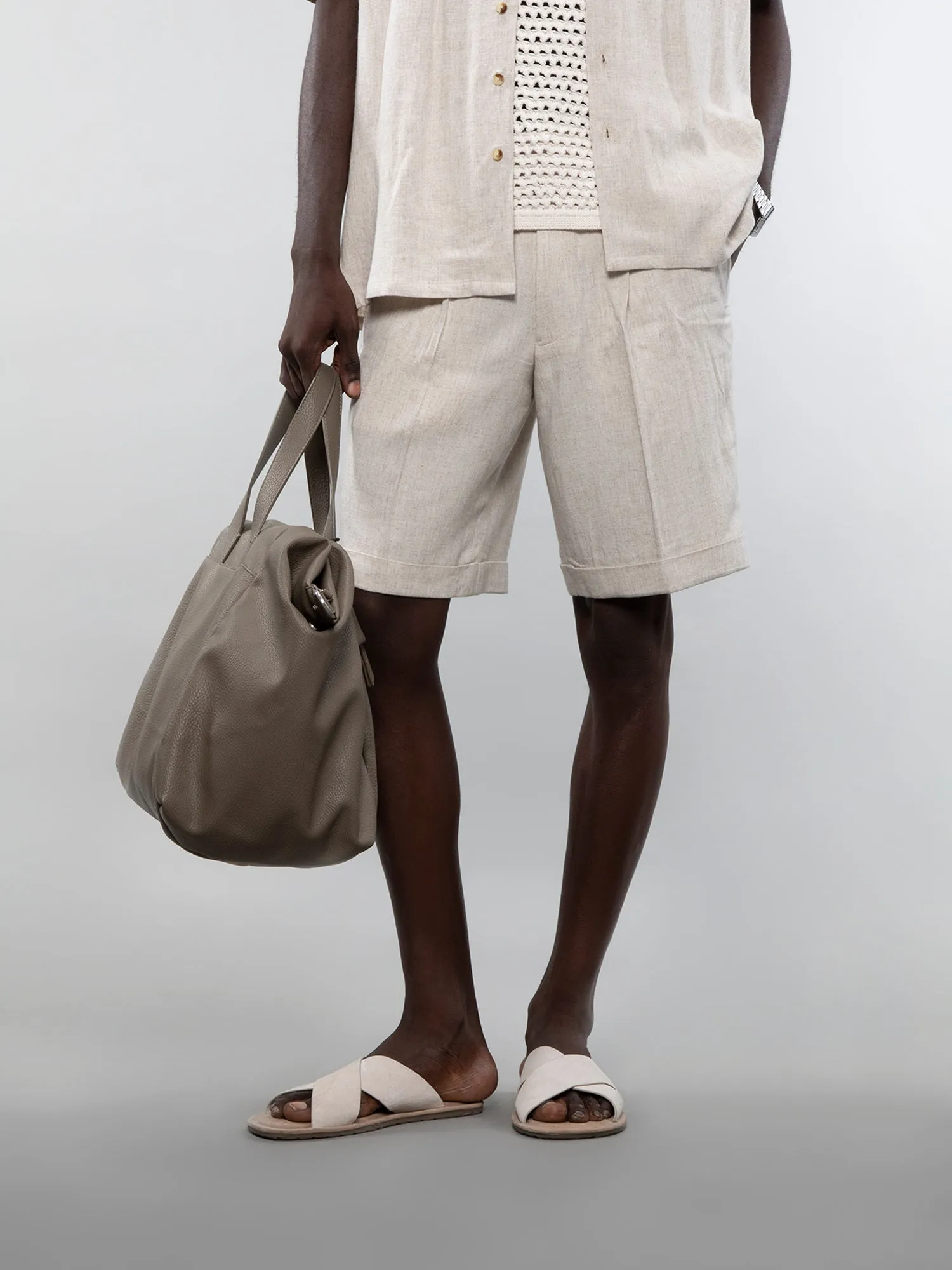 Linen shorts