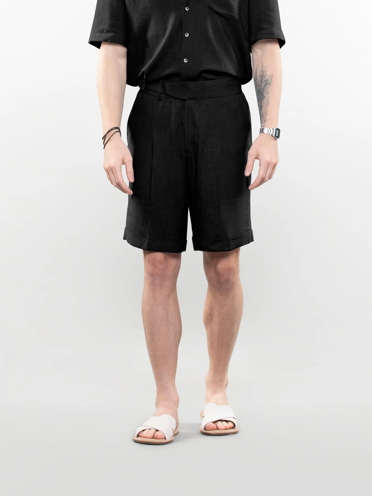 Linen shorts