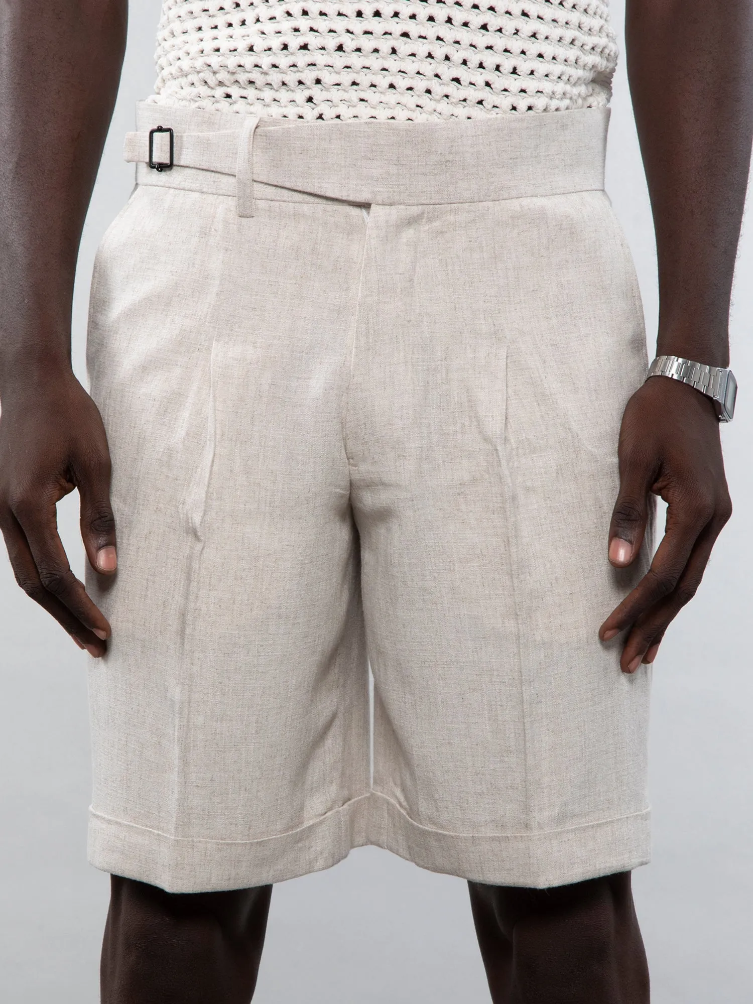 Linen shorts