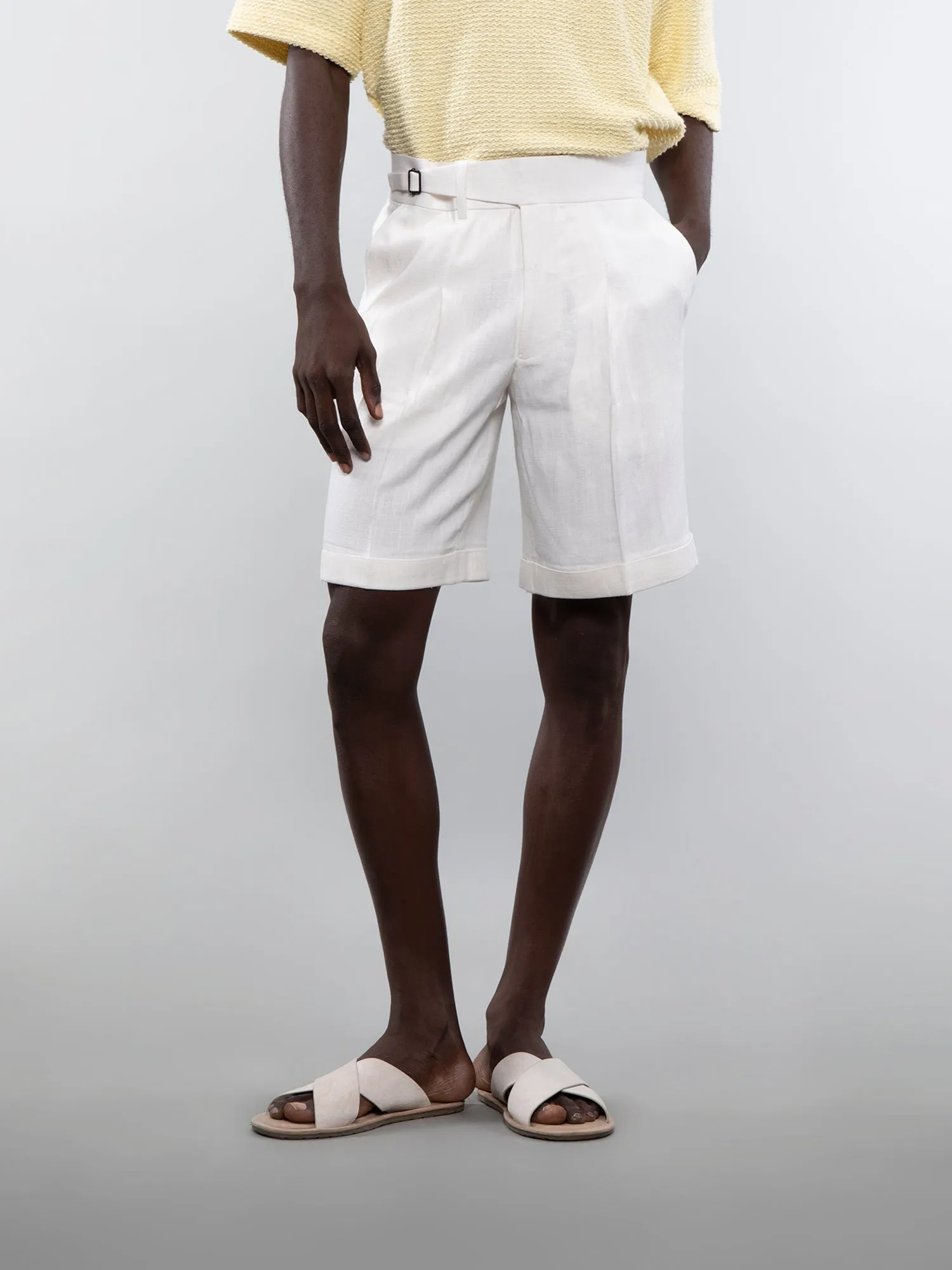 Linen shorts