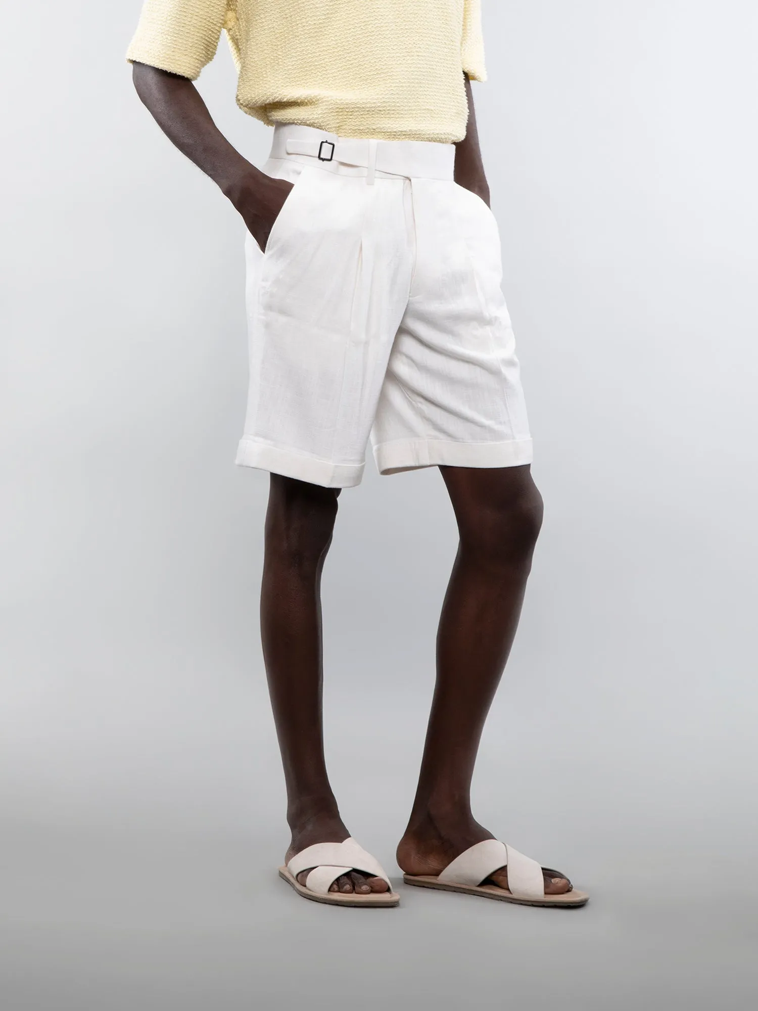 Linen shorts