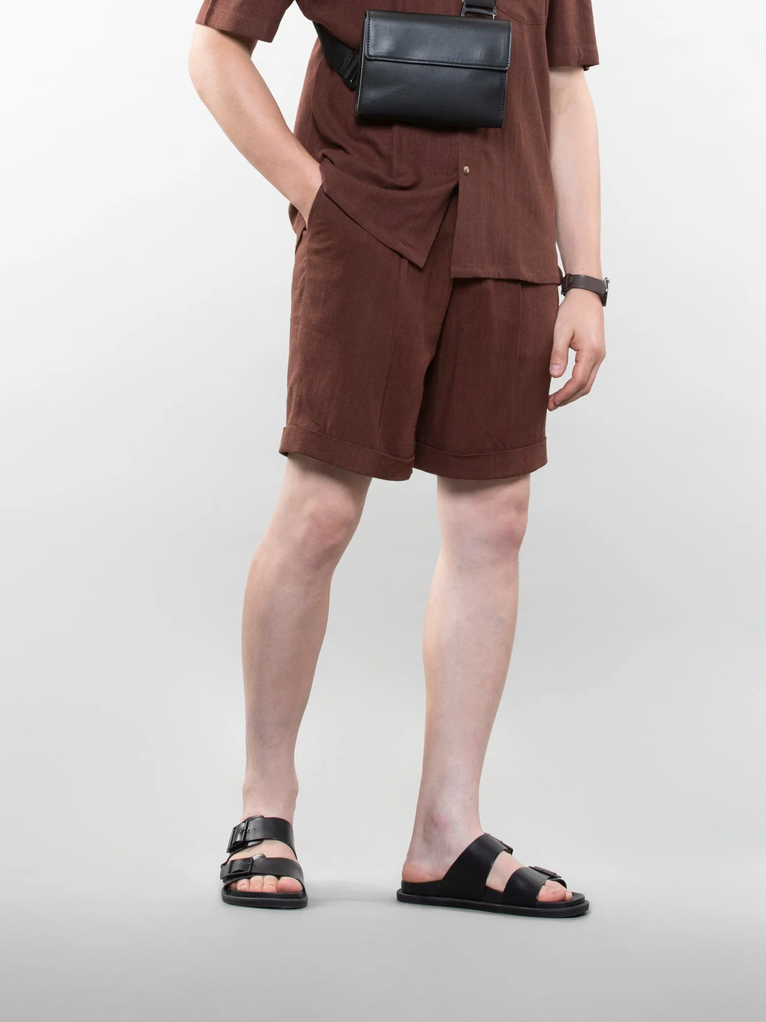 Linen shorts