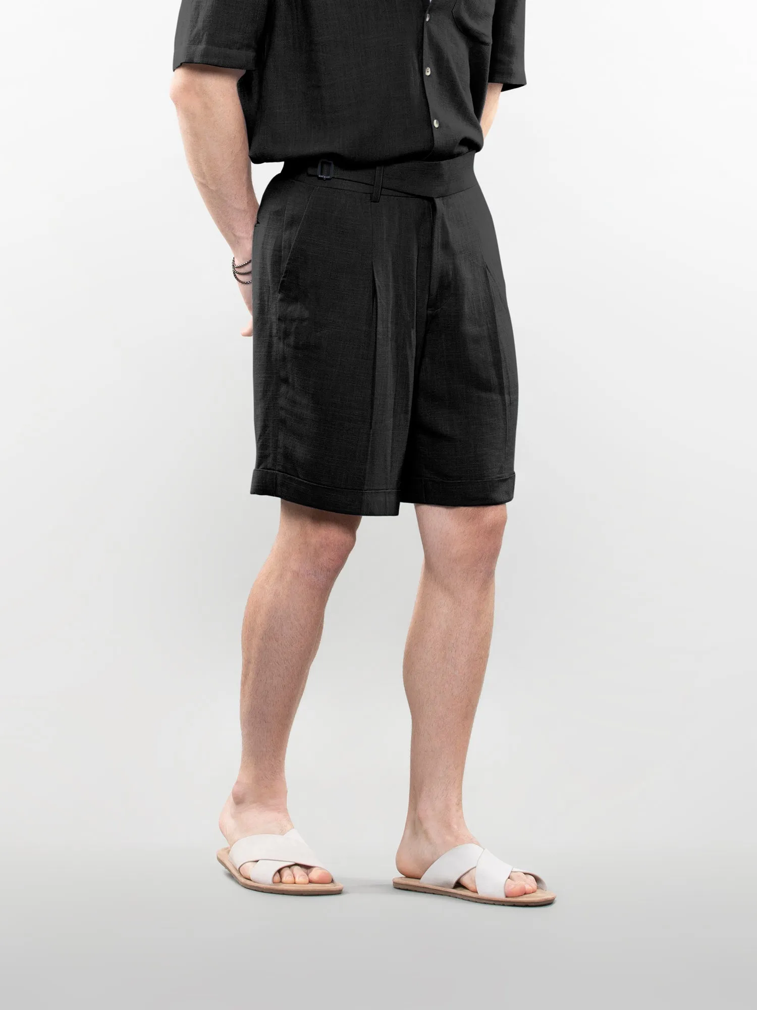Linen shorts