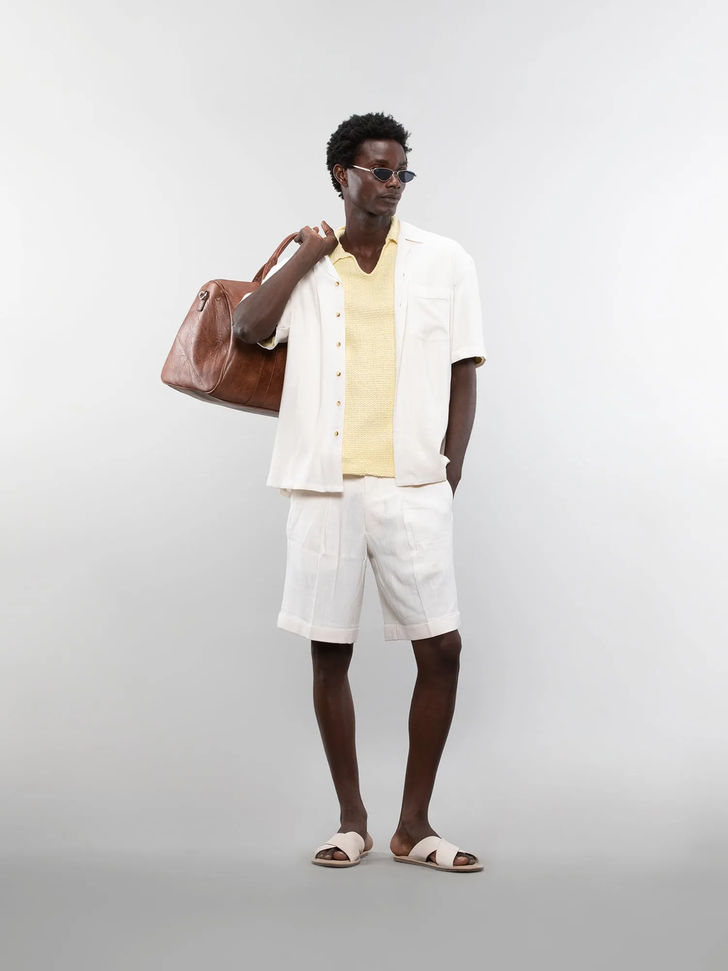 Linen shorts